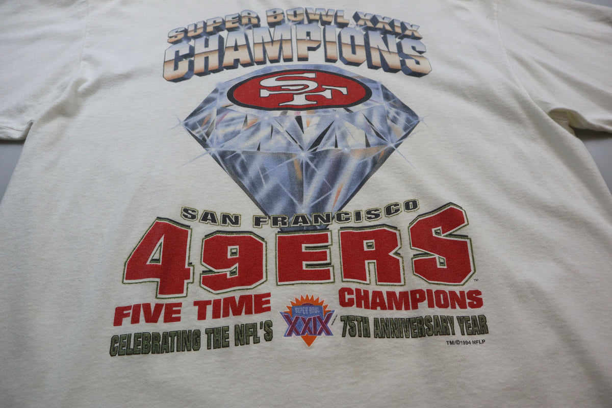 '94 Starter San Francisco 49ers “Superbowl XXIX Champions” T-Shirt – XL
