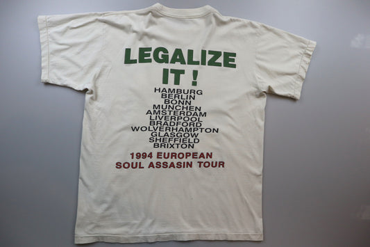 1994 Cypress Hill “Legalize It!” Soul Assasin Euro Tour T-Shirt – L/XL