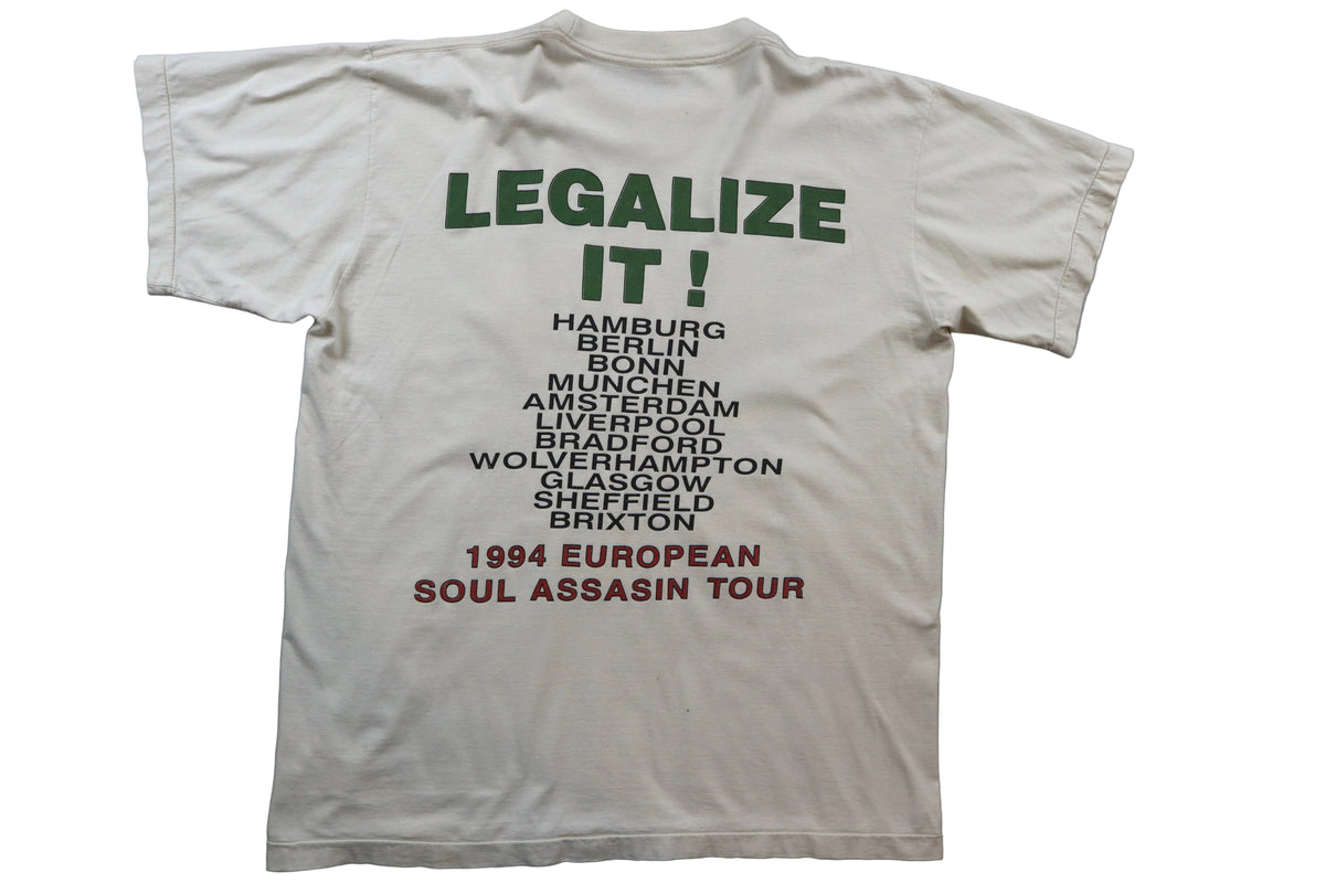 '94 Cypress Hill “Legalize It!” Soul Assasin Euro Tour T-Shirt – L/XL'