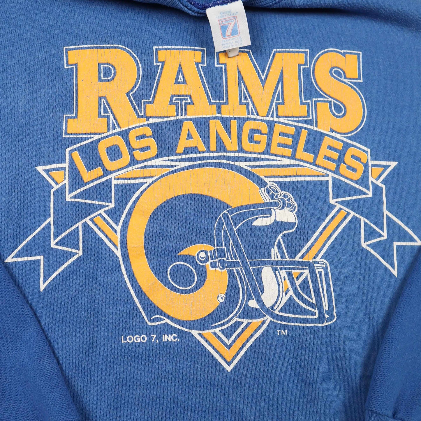 80s "L.A. Rams" Logo 7 Sweater (M)