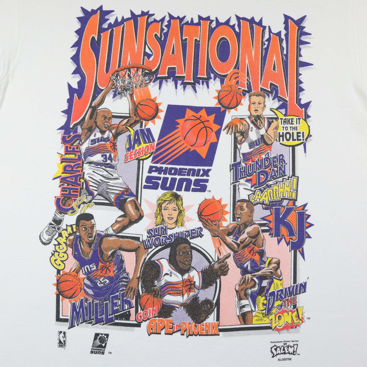 ’93 Phoenix Suns “Sunsational” Salem T-Shirt (XL/XXL)