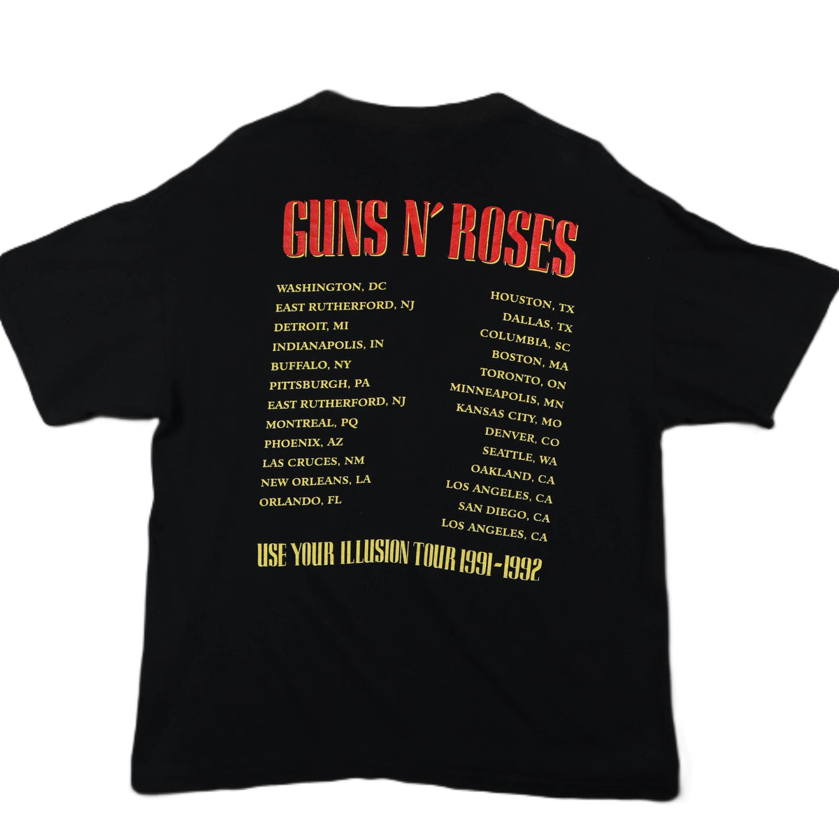 '92 Guns N’ Roses "Use Your Illusion" Band T-Shirt (L)