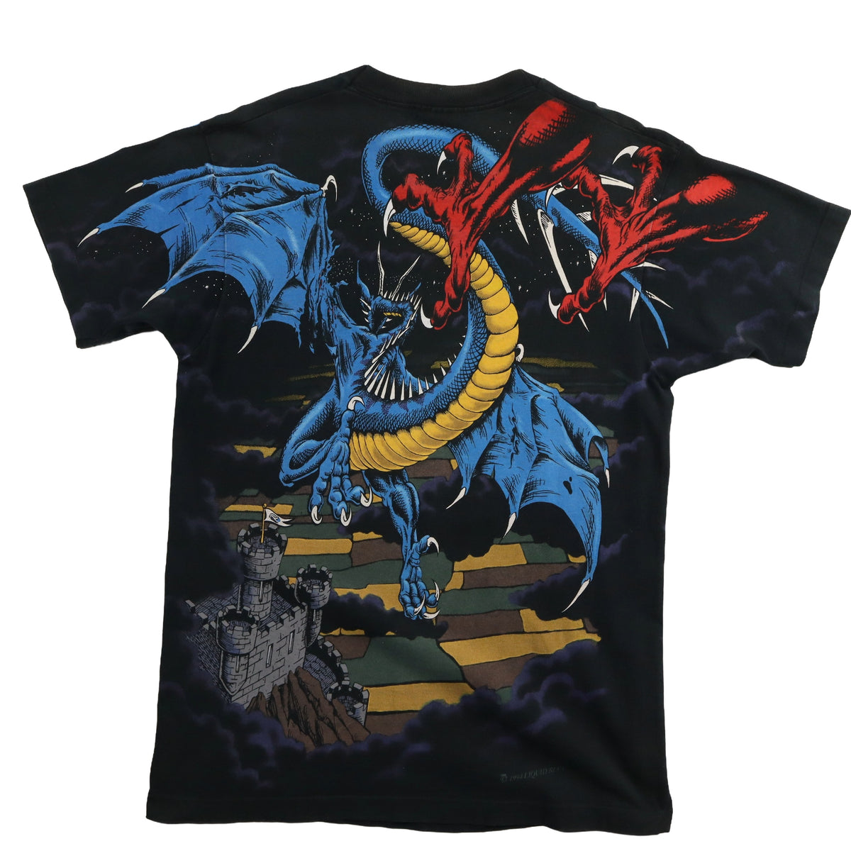 Camiseta '94 Liquid Blue AOP "Dragons" (L/XL)