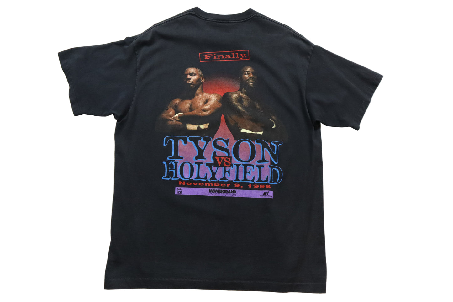 1996 Tyson vs. Holyfield "Finally." T-Shirt – XL