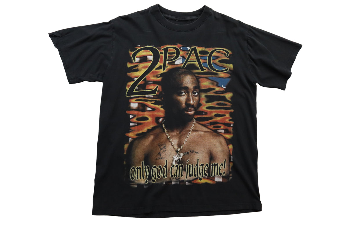 '90s 2Pac "Only God Can Judge Me" Bootleg Rap T-Shirt – L