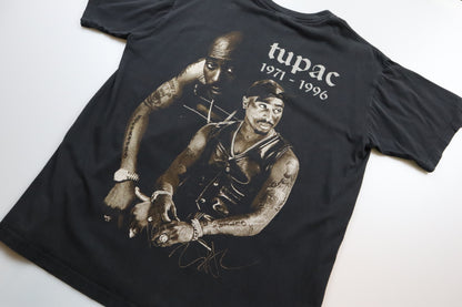 1990s Tupac Euro Bootleg "Only God Can Judge Me" Memorial T-Shirt – L