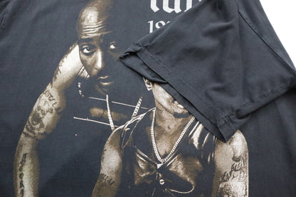 1990s Tupac Euro Bootleg "Only God Can Judge Me" Memorial T-Shirt – L