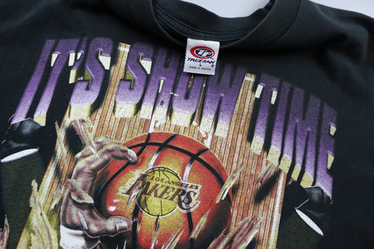 1990s LA Lakers "It’s Showtime!" T-Shirt – L