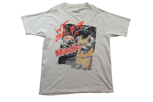 1990s Magic Johnson “We Believe in Magic” T-Shirt – XL