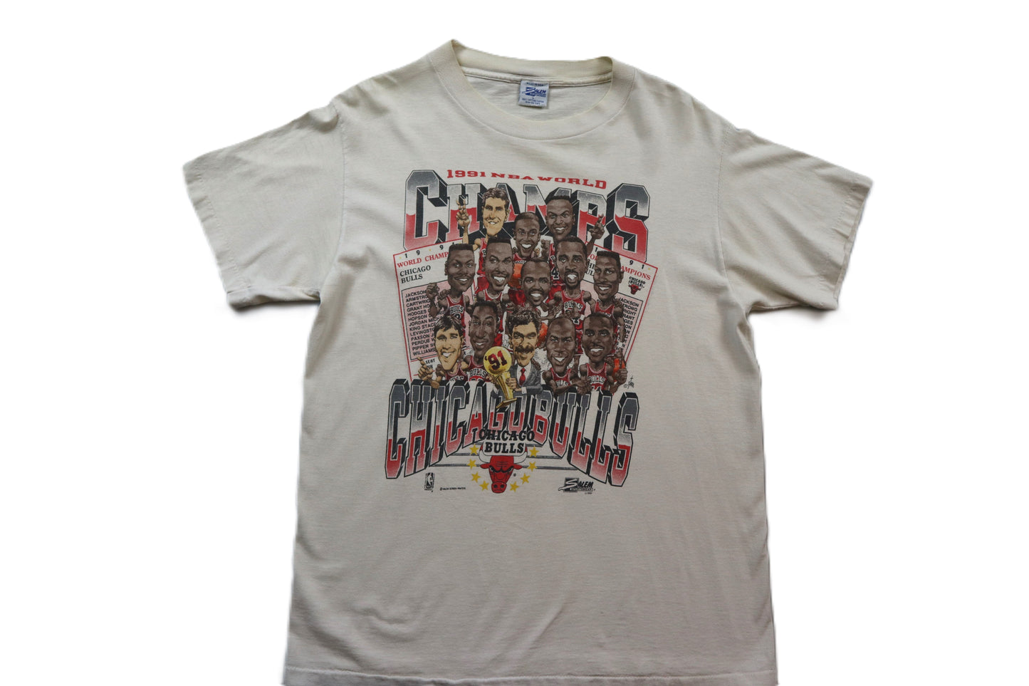 1991 Chicago Bulls “NBA World Champions” T-Shirt – L