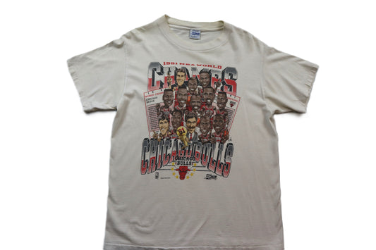 1991 Chicago Bulls “NBA World Champions” T-Shirt – L
