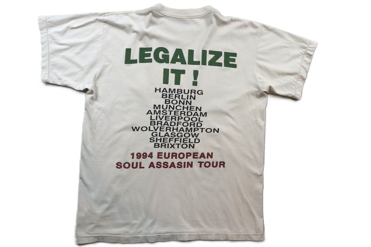 '94 Cypress Hill “Legalize It!” Soul Assasin Euro Tour T-Shirt (L/XL)