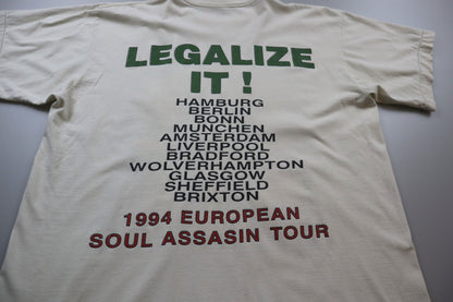 1994 Cypress Hill “Legalize It!” Soul Assasin Euro Tour T-Shirt – L/XL