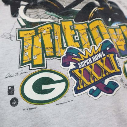 '96 Packers "Titletown" Super Bowl XXXI Sweater (XL)