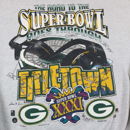 '96 Packers "Titletown" Super Bowl XXXI Sweater (XL)