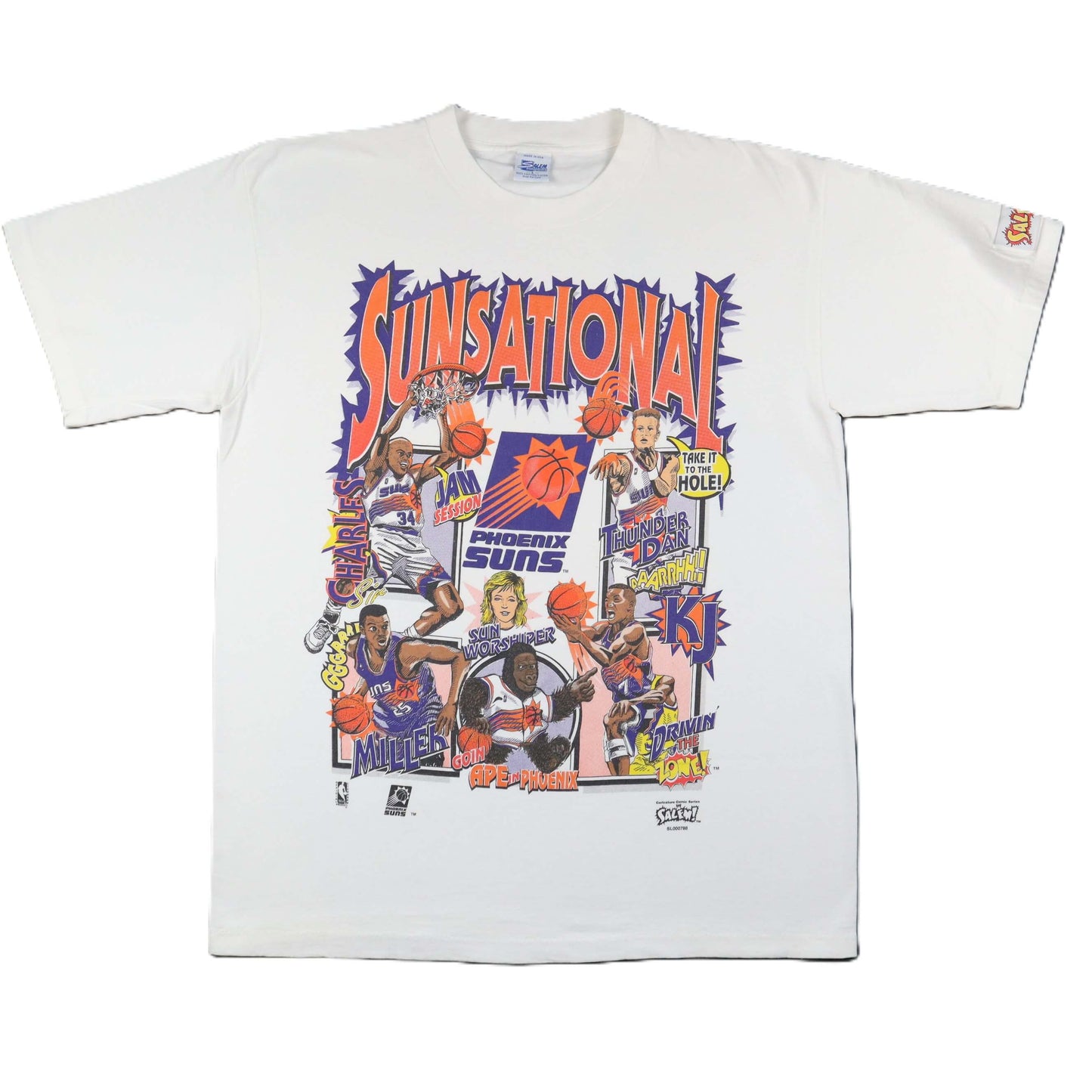 ’93 Phoenix Suns “Sunsational” Salem T-Shirt (XL/XXL)