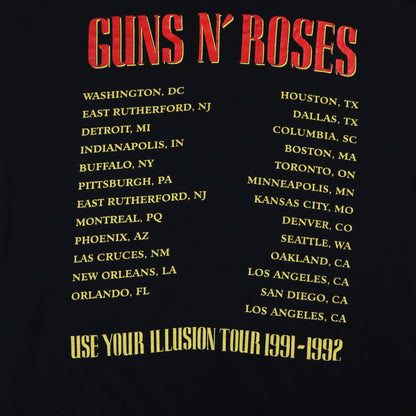 '92 Guns N’ Roses "Use Your Illusion" Band T-Shirt (L)