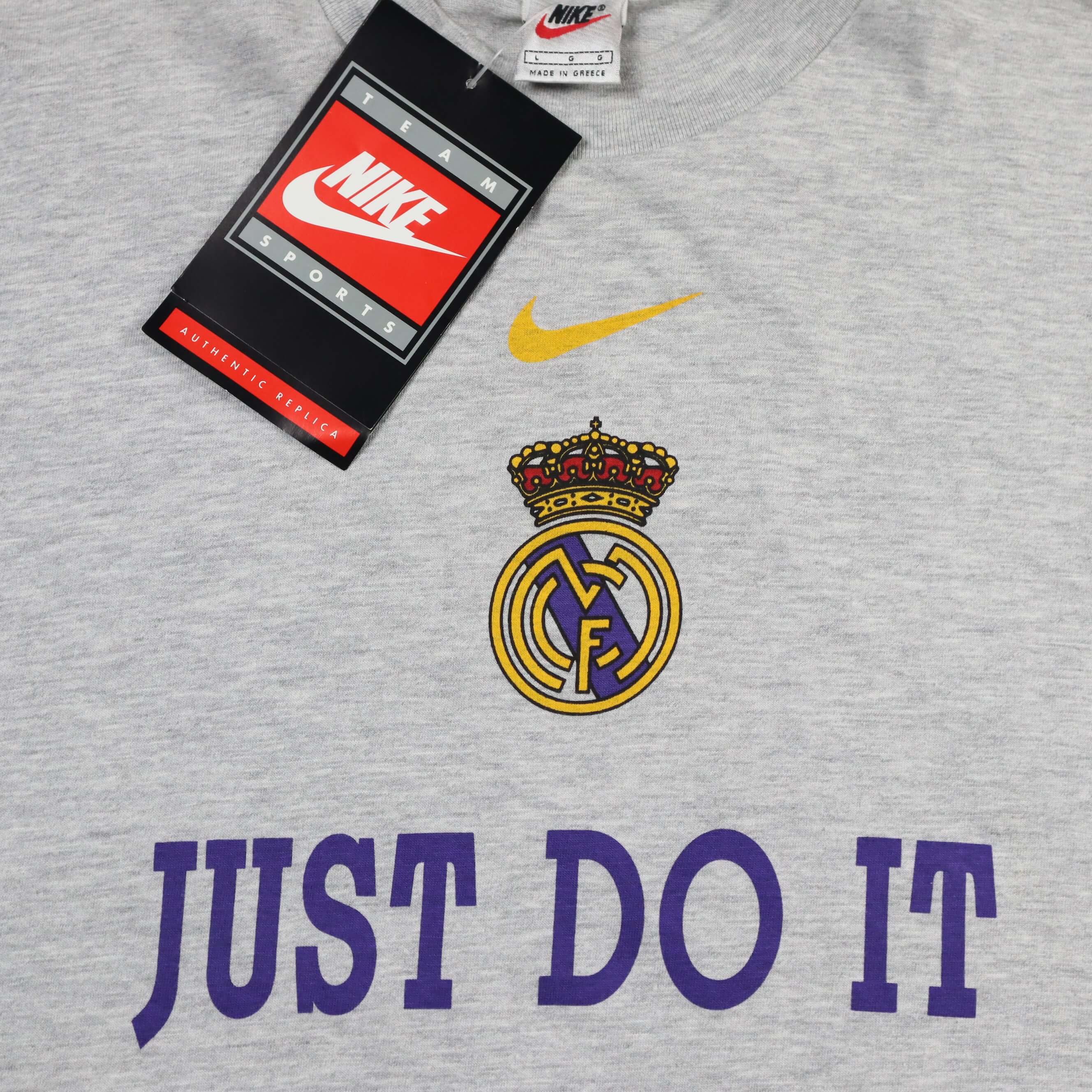 90s Nike Real Madrid “Just Do It” T-Shirt (XL) – Two Brothers Vintage