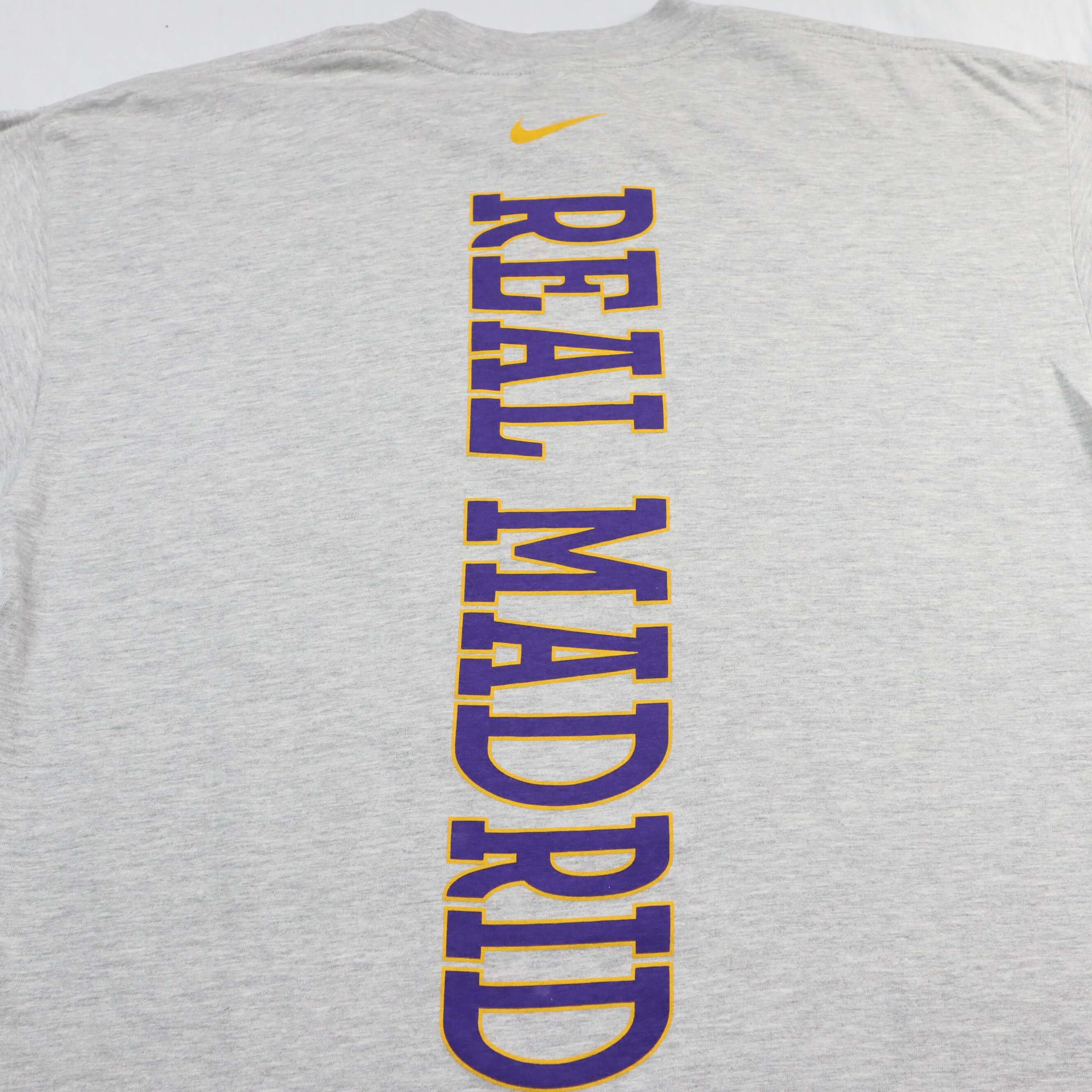 90s NIKE Real Madridシャツ 新品タグ付 archive 90s Nike Real Madrid “Just Do It” T-Shirt (XL) – Two Brothers Vintage