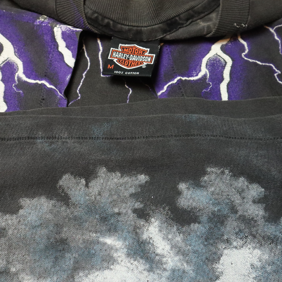 '92 Harley Davidson "Thunder & Lightning" T-Shirt (M/L)