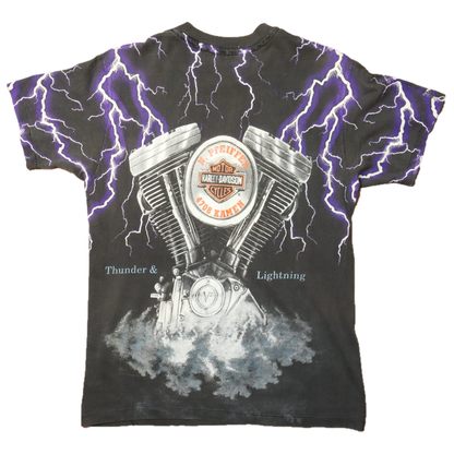 '92 Harley Davidson "Thunder & Lightning" T-Shirt (M/L)