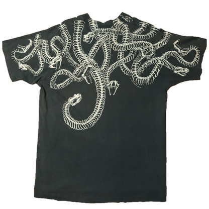 1993年 Liquid Blue "Medusa Skull & Snakes" ヴィンテージTシャツ (L/XL)