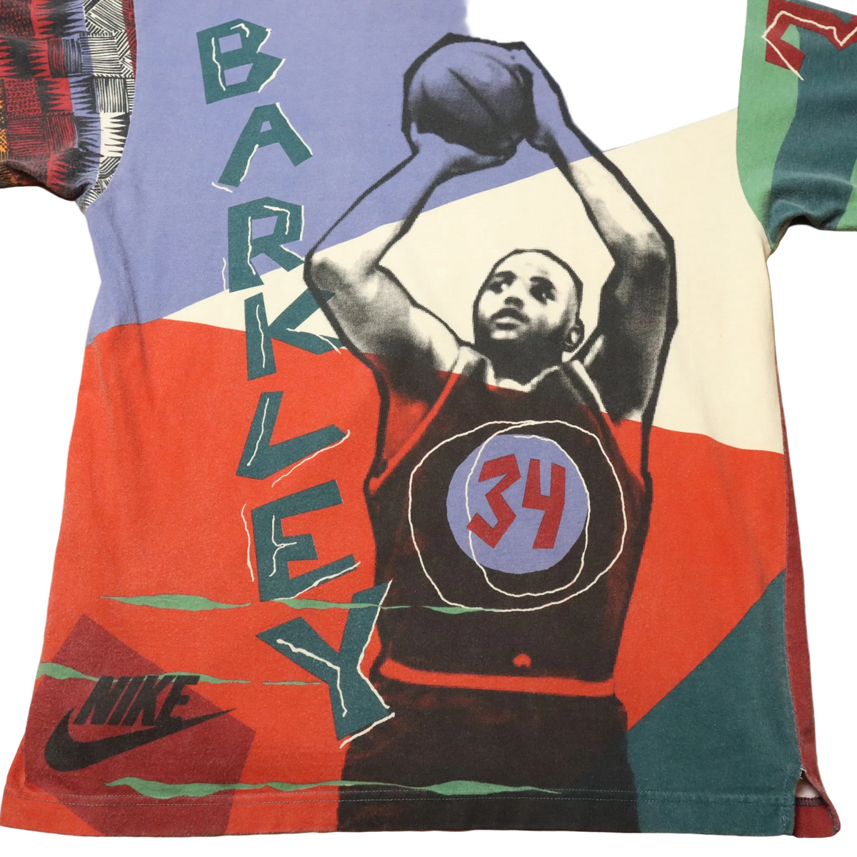 90年代 Nike チャールズ・バークレー "Hoop Heroes - Charles Barkley" ヴィンテージTシャツ (L)