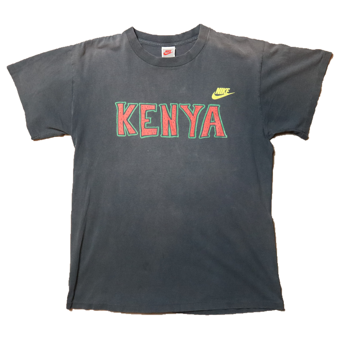 ยุค 90s Nike "Kenya" เสื้อยืดวินเทจ (L)