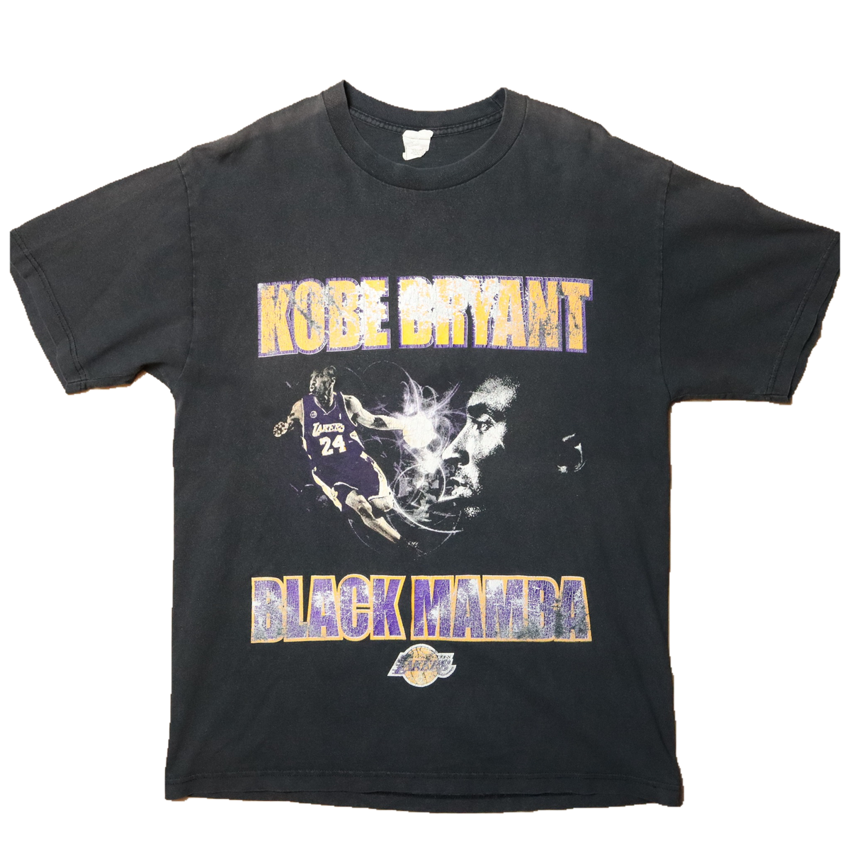 ฤดูกาล 2009 Kobe Bryant "Black Mamba" เสื้อยืดวินเทจ Lakers (M/L)