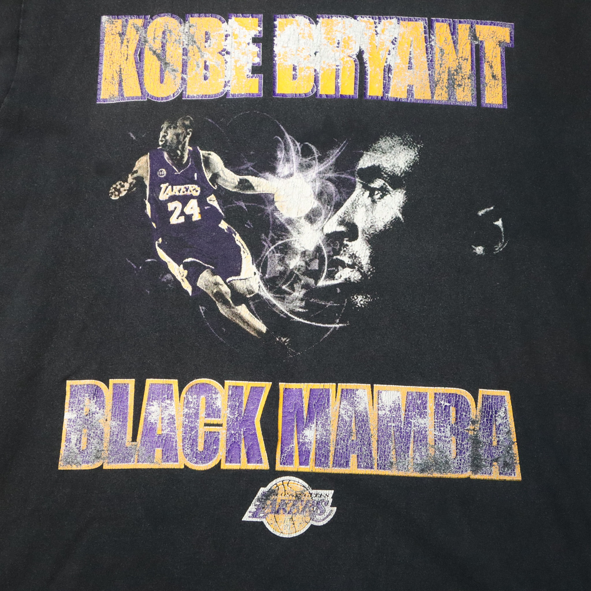 ฤดูกาล 2009 Kobe Bryant "Black Mamba" เสื้อยืดวินเทจ Lakers (M/L)