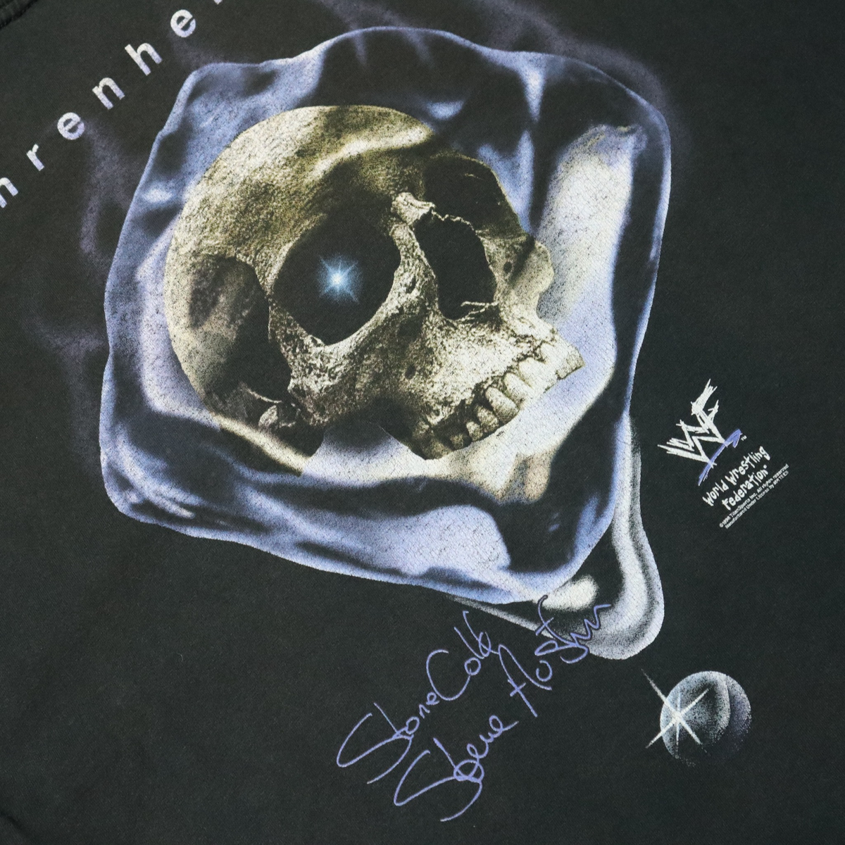 ปี 1998 WWF สโตน โคลด์ สตีฟ ออสติน "Fahrenheit 3:16" เสื้อยืดวินเทจ (L)