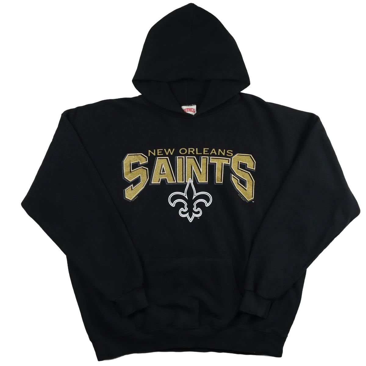 ’95 Nutmeg Mills “New Orleans Saints” Hoodie (L/XL)