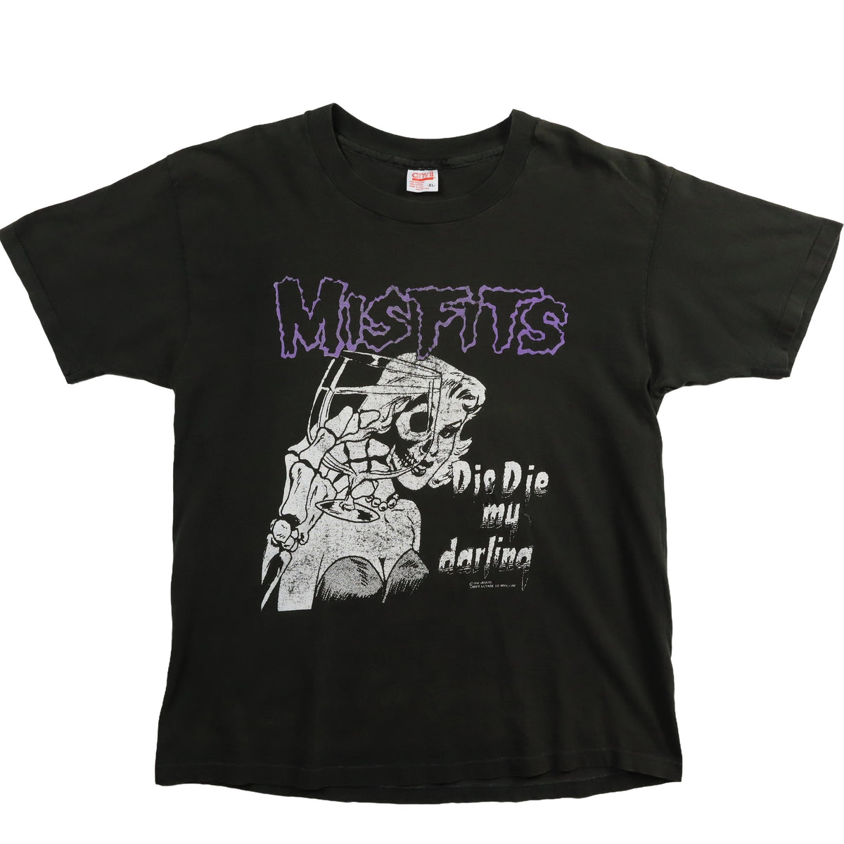 Camiseta ’90 Misfits “Die Die My Darling” (L/XL)