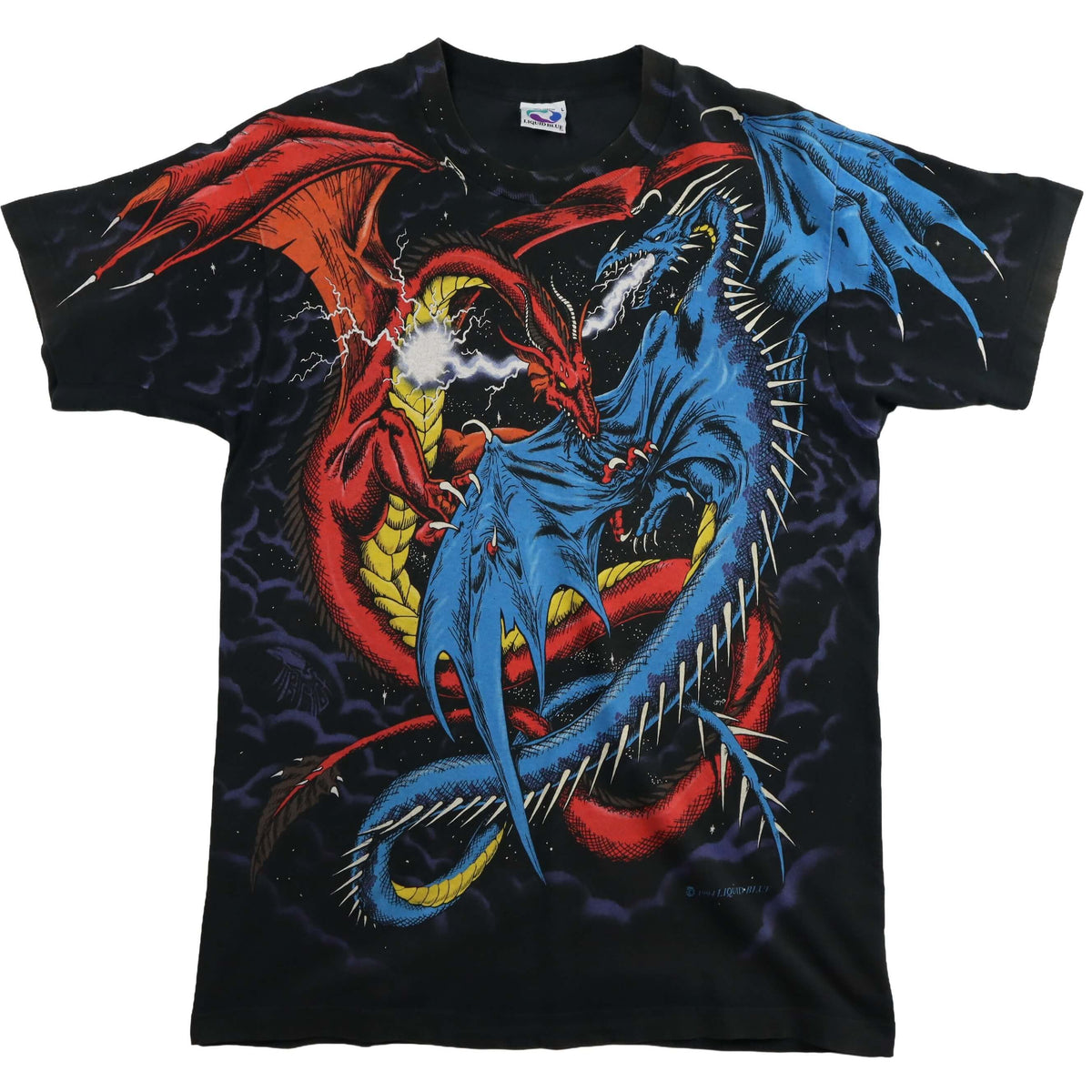 Camiseta '94 Liquid Blue AOP "Dragons" (L/XL)