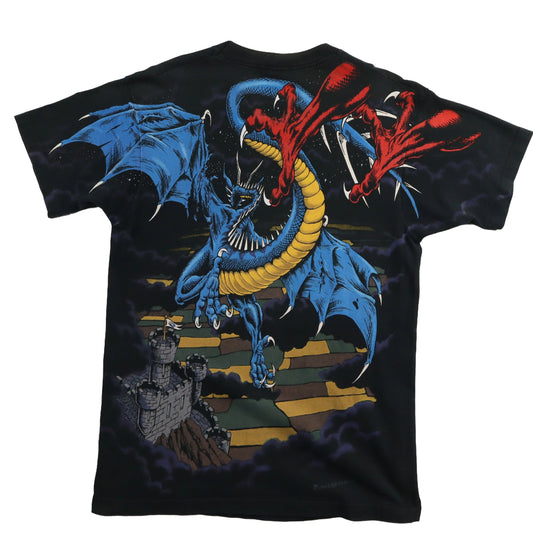 ’94 Liquid Blue AOP “Dragons” T-Shirt (L/XL)