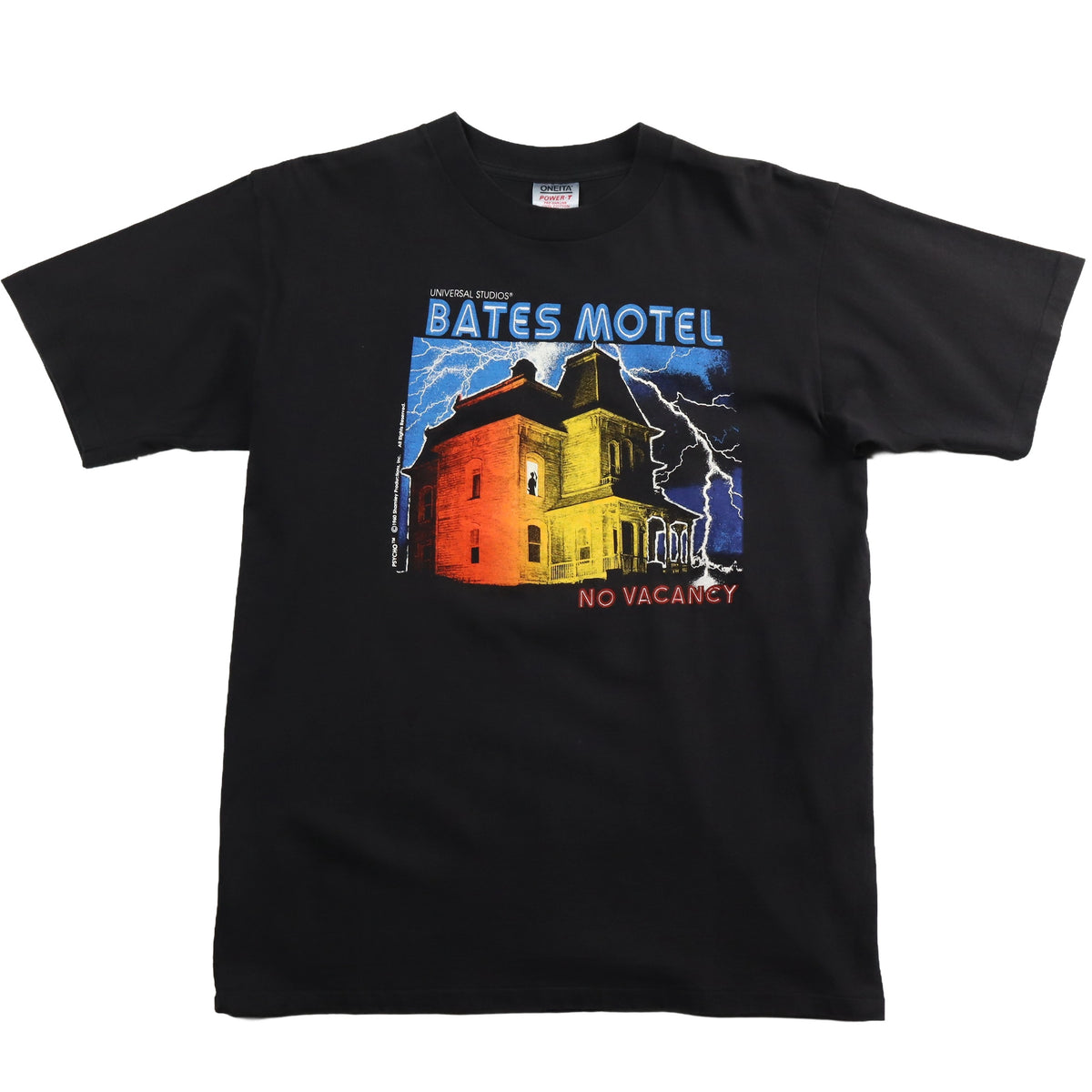 Camiseta "Bates Motel" de los 90 de Universal Studios (L/XL)